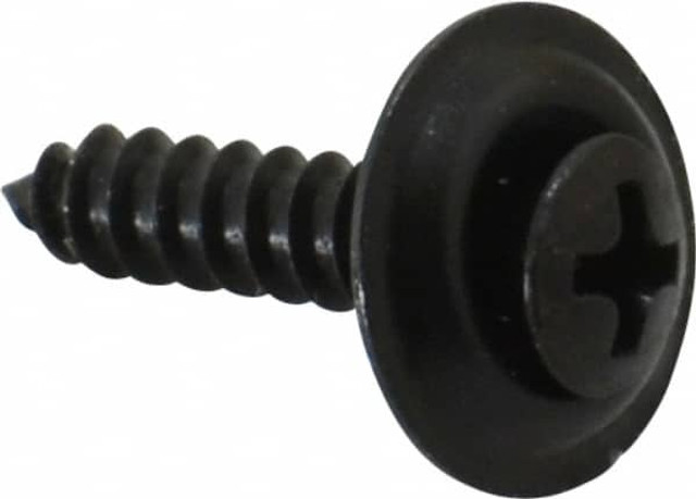 Au-Ve-Co Products 11788 Sheet Metal Screw: #8, Sems Oval Head, Phillips