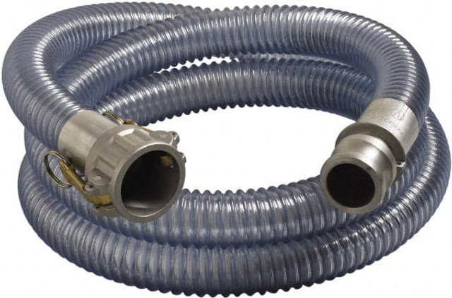 Continental ContiTech NTX200 Food & Beverage Hose: 2" ID, 2.43" OD, 1' Long