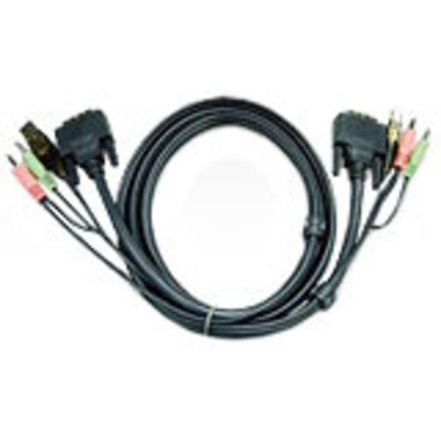 ATEN TECHNOLOGIES 2L7D05U ATEN DVI KVM Cable - 16.4ft