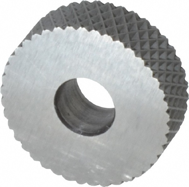 MSC KNF-220 Standard Knurl Wheel: 3/4" Dia, 90 ° Tooth Angle, 20 TPI, Diamond, High Speed Steel