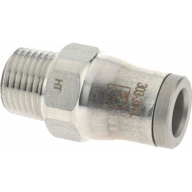 Legris 3805 56 11 Push-To-Connect Tube to Male & Tube to Male NPT Tube Fitting: Male Connector, 1/8" Thread, 1/4" OD