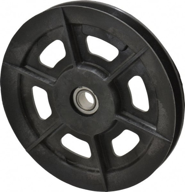 Fenner Drives VA6001RB0002 1/2 Inside x 6.03" Outside Diam, 1/2" Wide Pulley Slot, Glass Reinforced Nylon Idler Pulley