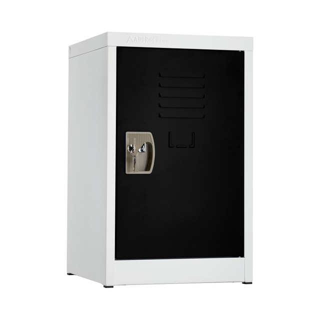 ADIR CORP. ADI629-02-BLK Alpine AdirOffice 1-Tier Steel Locker, 24inH x 15inW x 15inD, Black ADIR CORP. ADI629-02-BLK Alpine AdirOffice 1-Tier Steel Locker, 24inH x 15inW x 15inD, Black