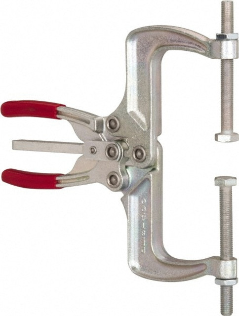 De-Sta-Co 486 4448.22 N Load Capacity, 2.56" Throat Depth, 9.15" OAL, Carbon Steel, C Style Plier Clamp