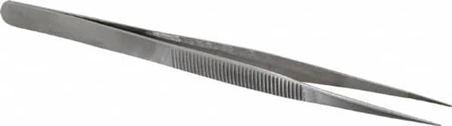 Value Collection 10104-SS Diamond Tweezer: Stainless Steel, Fine Point Tip, 5-11/16" OAL