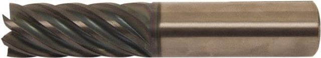 Accupro 6503260 Square End Mill:  1.0000" Dia, 1.25" LOC, 1" Shank Dia, 4" OAL, 7 Flutes, Solid Carbide