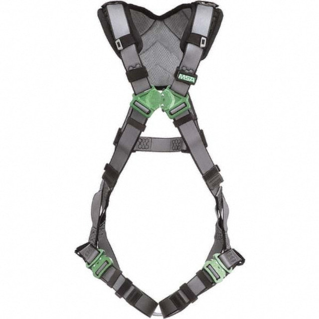 MSA 10194630 Fall Protection Harnesses: 400 Lb, Vest Style, Size Standard, Polyester