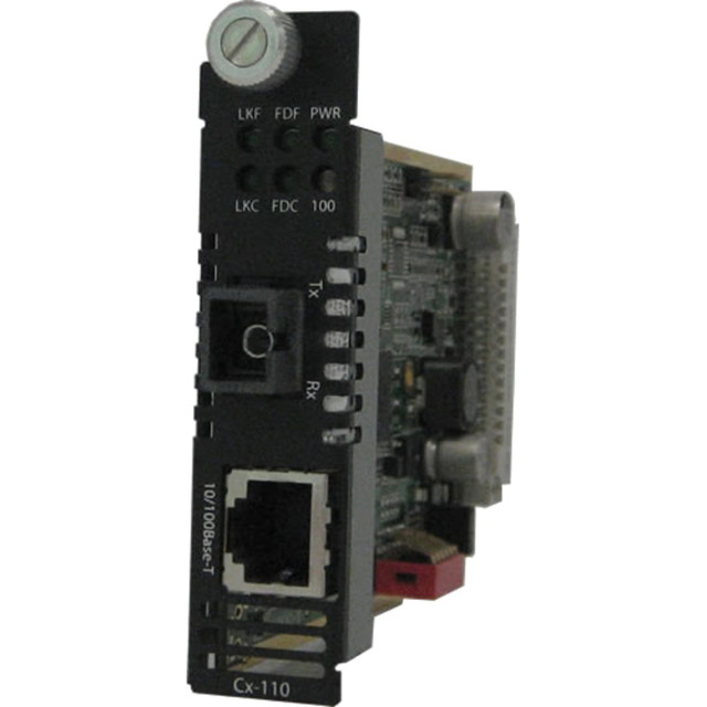 PERLE SYSTEMS 05051470 Perle C-110-S1SC20U Media Converter - 1 x Network (RJ-45) - 1 x SC Ports - 10/100Base-TX, 100Base-BX - 12.43 Mile - Internal PERLE SYSTEMS 05051470 Perle C-110-S1SC20U Media Converter - 1 x Network (RJ-45) - 1 x SC Ports - 10/100Base-TX, 100Base-BX - 12.43 Mile - Internal