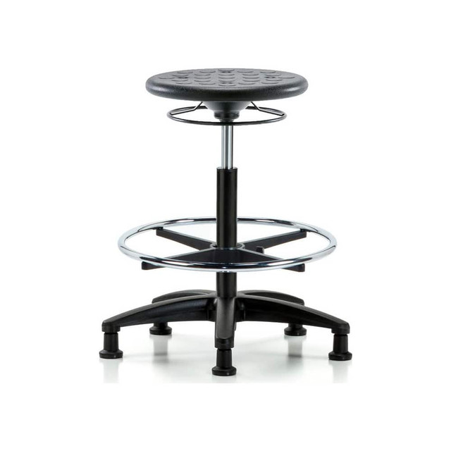 Blue Ridge Ergonomics MSC43388 Lab Stool: Polyurethane, 24" Seat Width, 24" Seat Depth