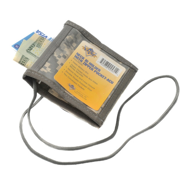 D&B INDUSTRIAL SAFETY SUPPLY 025JNZ Badge Holder Zippered Neck ID Holder, 4 1/4in, Black D&B INDUSTRIAL SAFETY SUPPLY 025JNZ Badge Holder Zippered Neck ID Holder, 4 1/4in, Black