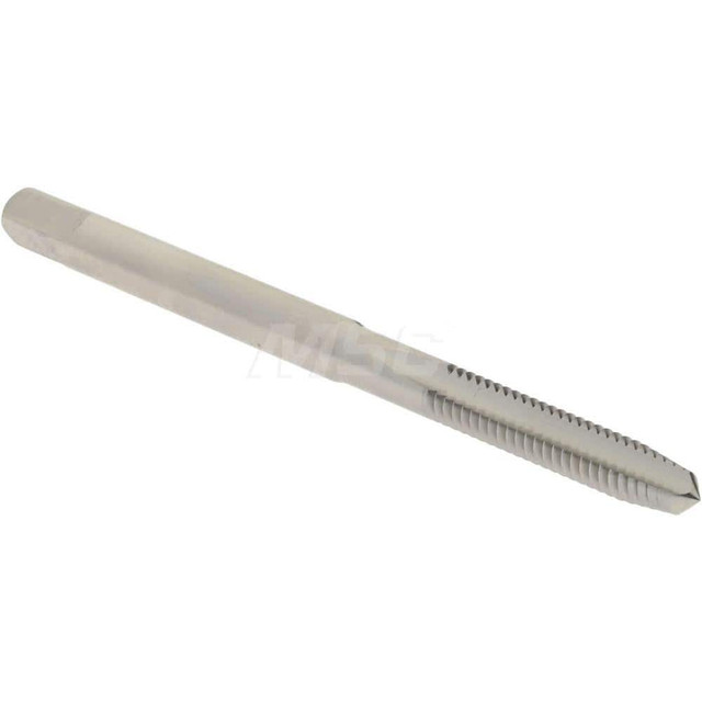 Hertel K008112AS Straight Flute Tap: #5-40 UNC, 2 Flutes, Plug, 2B/3B Class of Fit, High Speed Steel, Bright/Uncoated