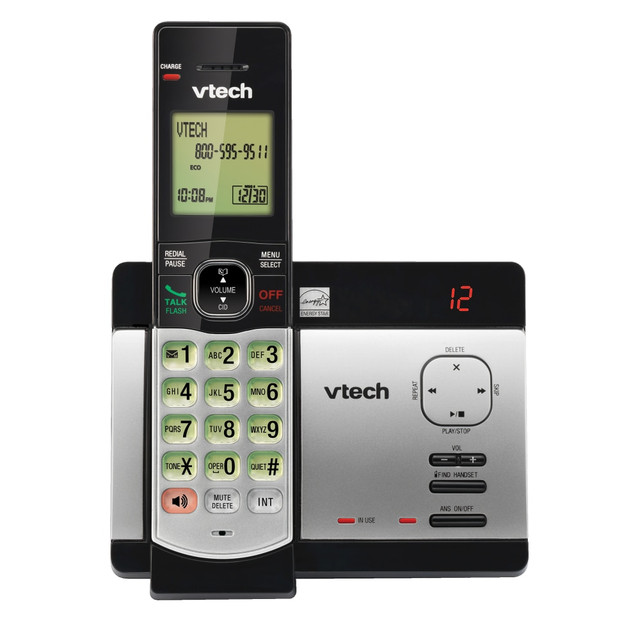VTECH HOLDINGS LTD 80-0196-00 VTech CS5129 DECT 6.0 Expandable Cordless Phone with Digital Answering System VTECH HOLDINGS LTD 80-0196-00 VTech CS5129 DECT 6.0 Expandable Cordless Phone with Digital Answering System