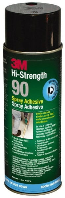 3M 7010292719 Spray Adhesive: 24 oz Aerosol Can, Clear