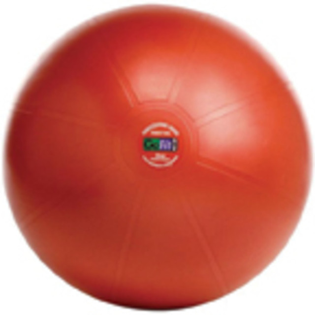 GOFIT L.L.C. GF-55PRO GoFit Professional Stability Ball With Core Performance Training DVD, 55 CM, Dark Red