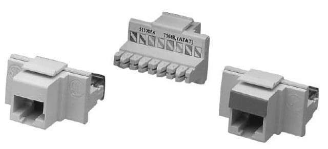 Hubbell Wiring Device-Kellems TS8I5BK Coaxial Cable Outlets & Receptacles; Color: Black