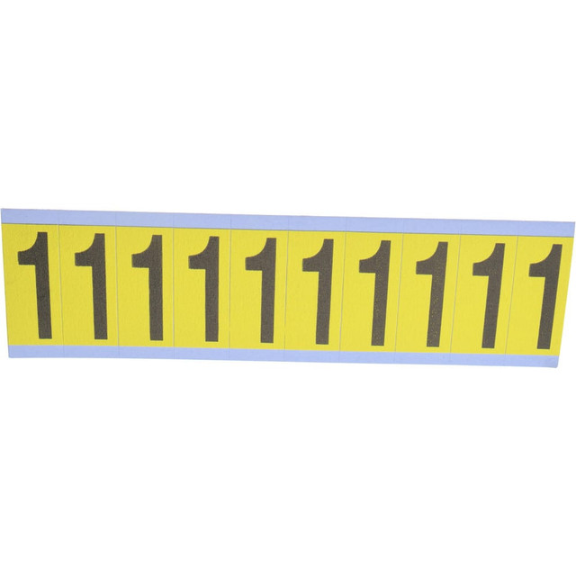 MSC SB5-1 Number & Letter Label: "1", Rectangle, 1" Wide