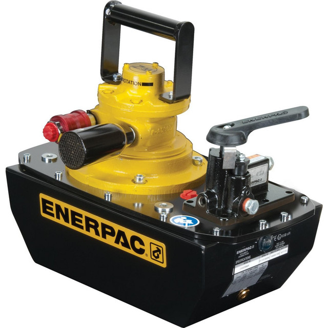 Enerpac ZA4220MX Power Hydraulic Pumps & Jacks; Type: Two Speed Air Hydraulic Pump ; 1st Stage Pressure Rating: 10000psi ; 2nd Stage Pressure Rating: 10000psi ; Pressure Rating (psi): 10000 ; Oil Capacity: 5 gal ; Actuation: Single Acting