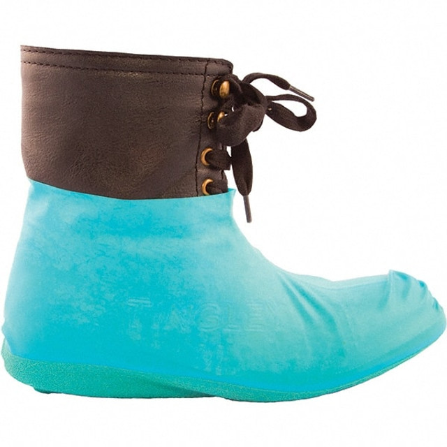 Tingley 6336.MD Shoe Cover: Size 7 to 9, Water-Resistant, Latex, Blue