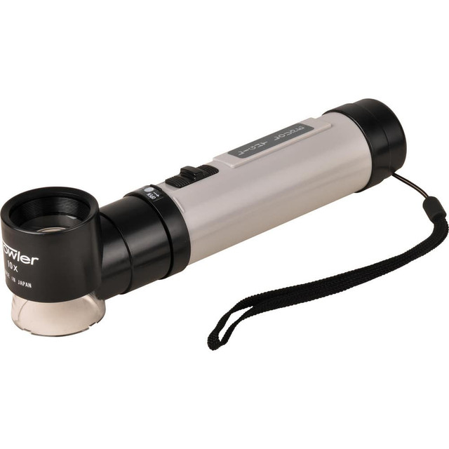 Fowler 526600500 Handheld Magnifiers; Mount Type: Handheld ; Number Of Magnification Levels: 1 ; Maximum Magnification: 10X ; Focal Distance: 0 ; Lens Shape: Round ; Folding: No