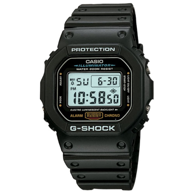CASIO AMERICA, INC. DW5600E-1V Casio G-SHOCK DW5600E-1V Wrist Watch - Men - SportsChronograph - Digital - Quartz CASIO AMERICA, INC. DW5600E-1V Casio G-SHOCK DW5600E-1V Wrist Watch - Men - SportsChronograph - Digital - Quartz