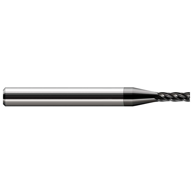 Harvey Tool 72199-C4 Square End Mill: 1/4" Dia, 3/4" LOC, 2 Flutes, Solid Carbide