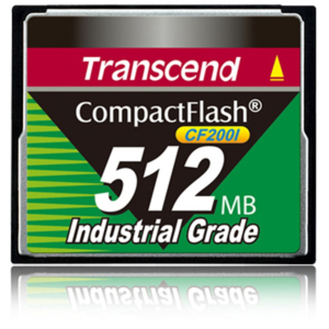 TRANSCEND INFORMATION INC. TS512MCF200I Transcend CF200I Industrial Grade - Flash memory card - 512 MB - CompactFlash