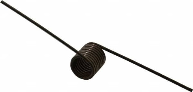 Gardner Spring 666180125MR 180° Deflection Angle, 1.082" OD, 1/8" Wire Diam, 9 Coils, Torsion Spring