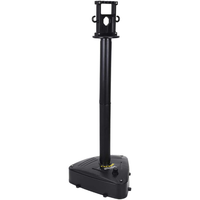 PRO-SAFE STN-XD-B Free Standing Retractable Barrier Post: Plastic Post, Plastic Base