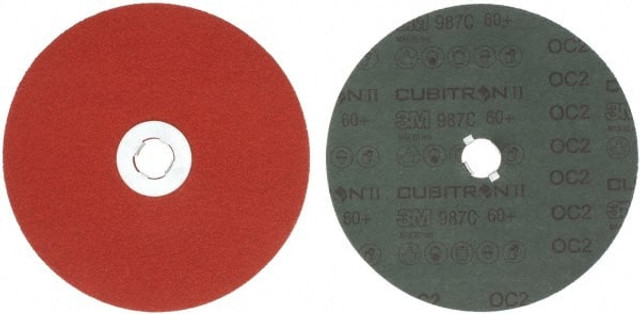 3M 7010362307 Fiber Disc:  7" Disc Dia,  60 Grit,  Ceramic