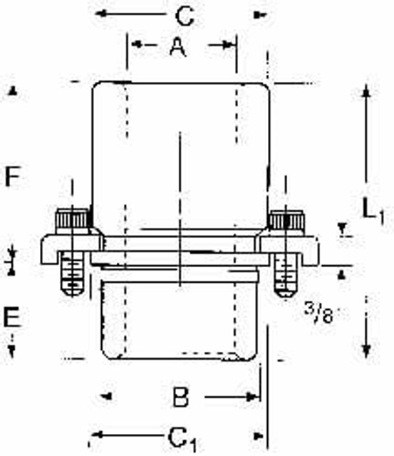 Dayton Lamina 6-1407-85 Steel Die & Mold Shoulder Bushing: 2-1/8" ID, 3-7/16" OAL