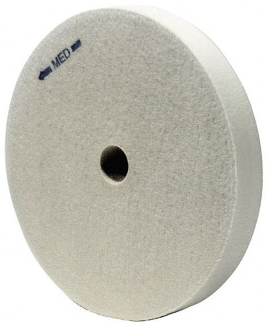 Dico 7300073 Unmounted Polishing Wheel Buffing Wheel: 8" Dia, 1" Thick, 1" Arbor Hole Dia