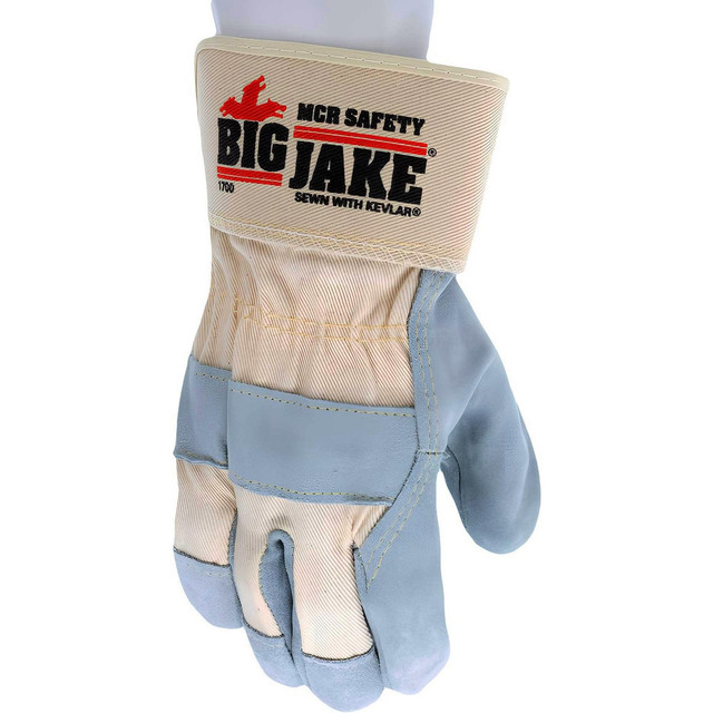 MCR Safety 1700M Gloves: Size M, Jersey-Lined, Cowhide