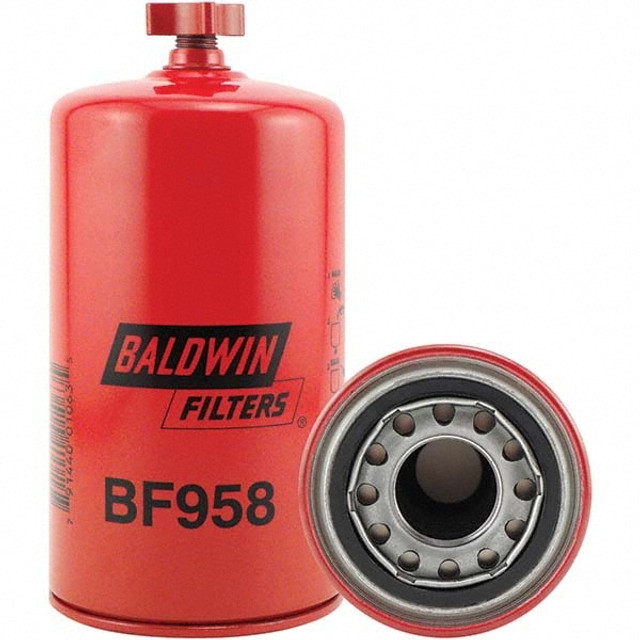 Baldwin Filters BF958 Automotive Fuel Filter: 3.688" OD, 7.438" OAL