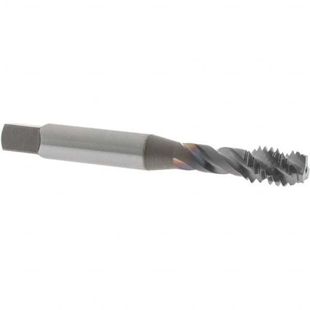 OSG 2941008 Spiral Flute Tap: 5/16-18 UNC, 3 Flutes, Modified Bottoming, Vanadium High Speed Steel, TICN Coated