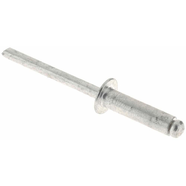 Value Collection KP66104 Open End Blind Rivet: Size 68, Dome Head, Aluminum Body, Aluminum Mandrel