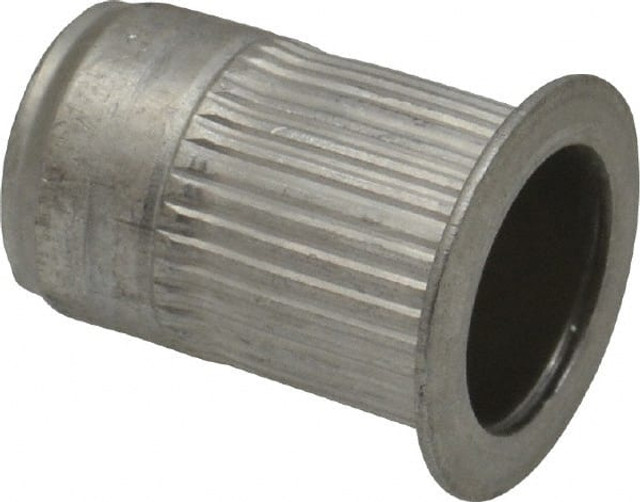 MSC ALA1-616-312 3/8-16, 0.53 Insert Diam, 0.805" OAL, Knurled Body Open End Threaded Insert