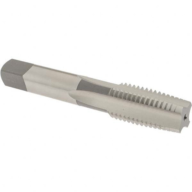 OSG 1966900 Straight Flute Tap: M20x2.50 Metric Coarse, 4 Flutes, Taper, 6H Class of Fit, High Speed Steel, Bright/Uncoated