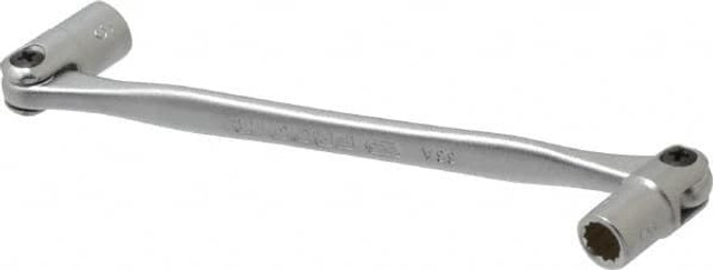 Facom 66A.8X9 8 x 9", 12 Point, Satin Chrome Coated, Double Flex-End Socket Wrench