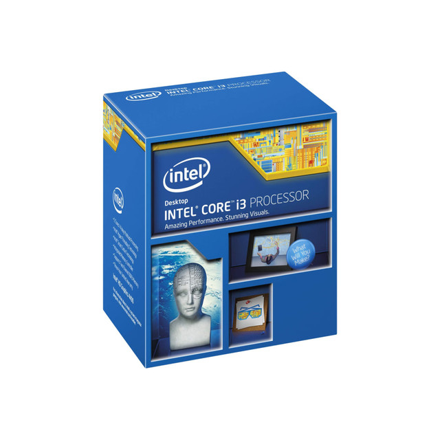 INTEL CORPORATION Intel BX80646I34130  Core i3 4130 - 3.4 GHz - 2 cores - 4 threads - 3 MB cache - LGA1150 Socket - Box