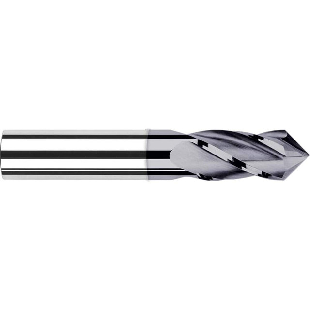 Harvey Tool 15304-C3 Drill Mill: 1/16" Dia, 3/16" LOC, 4 Flutes, 90 &deg; Point, Solid Carbide