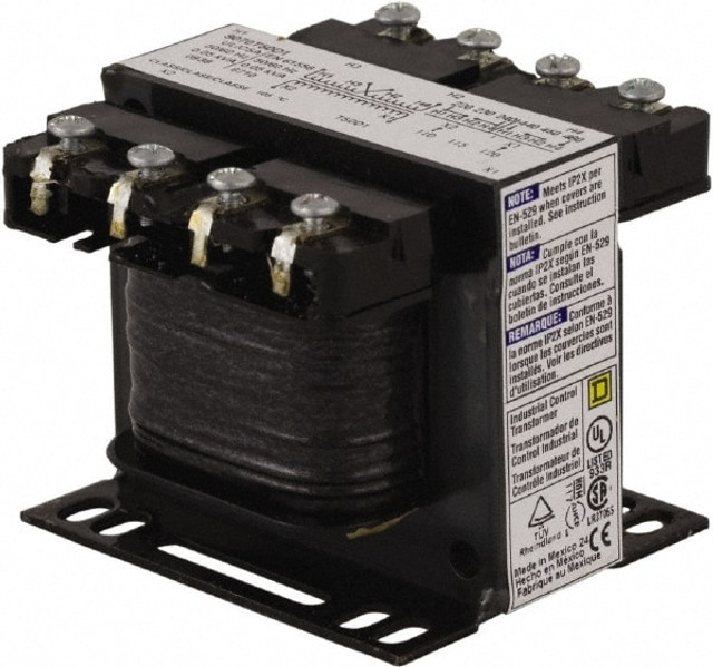 Square D 9070T50D1 1 Phase, 50 VA, Control Transformer