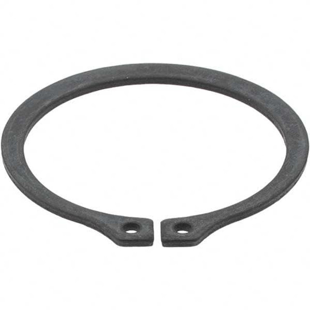 MSC SH-143ST PA External Retaining Ring: 1.35" Groove Dia, 1.438" Shaft Dia, 1060-1090 Spring Steel & Stainless Steel, Phosphate Finish