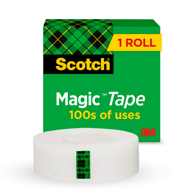 3M CO 810-3/4X1296 Scotch Magic Tape, Invisible, 1 Tape Roll, 3/4 in x 1296 in, Home Office Supplies and School Supplies for College and Classrooms 3M CO 810-3/4X1296 Scotch Magic Tape, Invisible, 1 Tape Roll, 3/4 in x 1296 in, Home Office Supplies and School Supplies for College and Classrooms