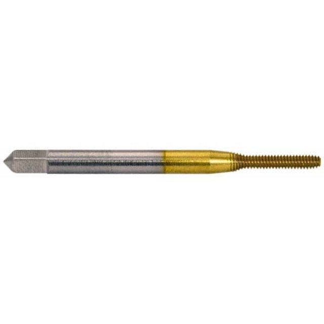 Balax 17513-01T Thread Forming Tap: M2.6x0.45 Metric Coarse, 4H Class of Fit, Bottoming, High Speed Steel, TiN Coated