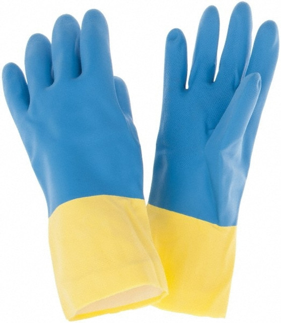 PIP 52-3670/XXL Chemical Resistant Gloves: 2X-Large, 28 mil Thick, Latex & Neoprene, Unsupported