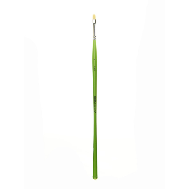 COLART FINE ART & GRAPHICS LTD. 1300202 Liquitex Free-Style Detail Paint Brush, Synthetic, Size 2, Bright Bristle, Green