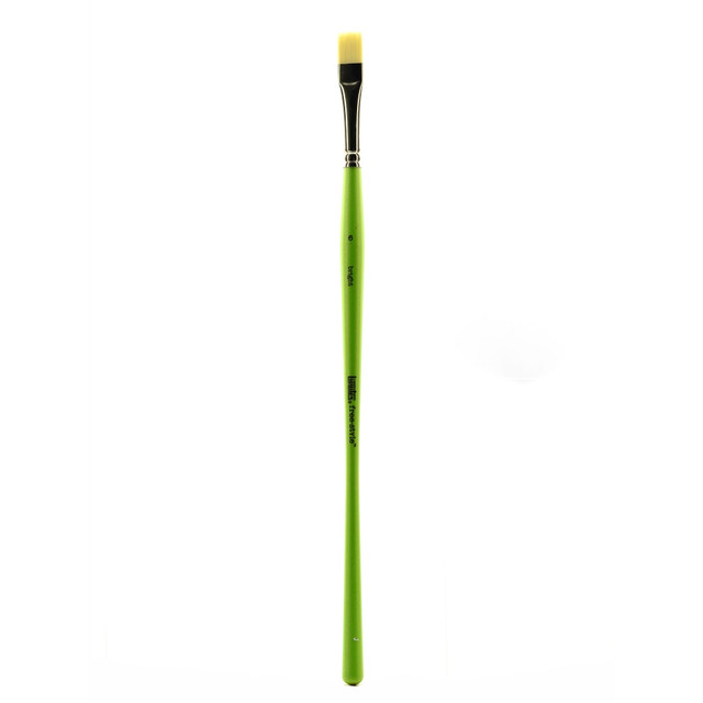 COLART FINE ART & GRAPHICS LTD. Liquitex 1300206  Free-Style Detail Paint Brush, Synthetic, Size 6, Bright Bristle, Green