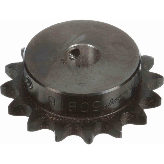 Browning 1128859 Finished Bore Sprocket: 16 Teeth, 5/8" Pitch, 3/4" Bore Dia, 2.578" Hub Dia