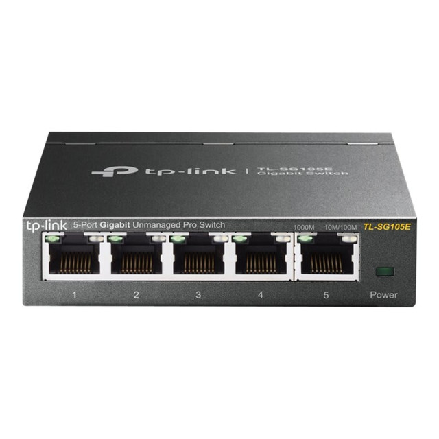 TP-LINK SYSTEMS INC. TL-SG105E TP-Link 5-Port Gigabit Ethernet Easy Smart Switch, TL-SG105E TP-LINK SYSTEMS INC. TL-SG105E TP-Link 5-Port Gigabit Ethernet Easy Smart Switch, TL-SG105E