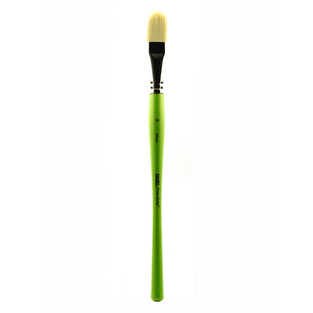 COLART FINE ART & GRAPHICS LTD. 1300412 Liquitex Free-Style Detail Paint Brush, Synthetic, Size 12, Filbert Bristle, Green